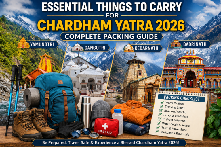 Essential Things to Carry for Chardham